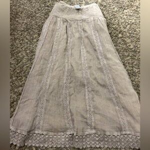 CUTE OPTIONS long brown skirt!